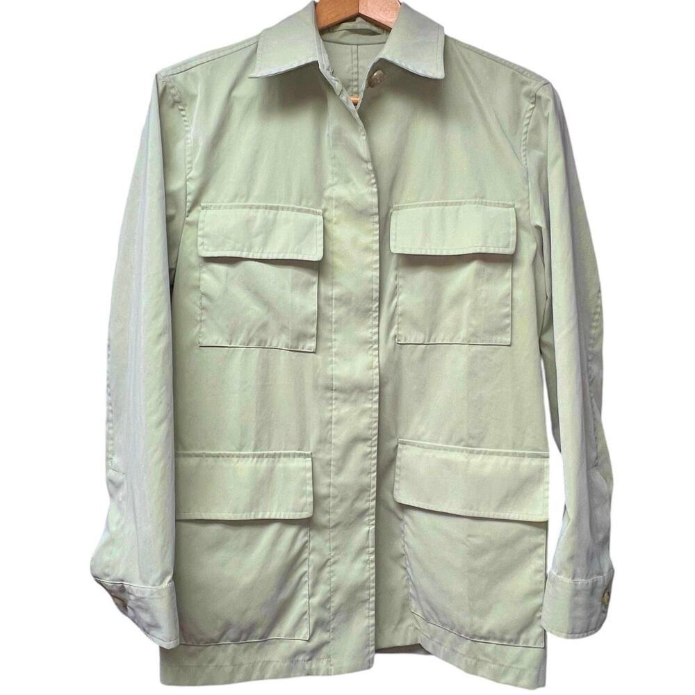 Valstar Women’s Sage Green Ultrafine Microfiber Jacket Blazer Size EU 38 US 8